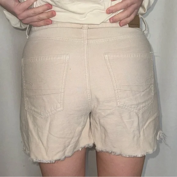 Stylish Cream Women's Shorts - Picture 2 of 2